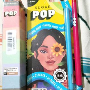 Sugar Pop Concealer Kajal And Lip Liner