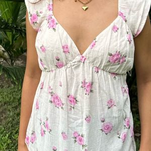 Cottagecore Floral Maxi Dress