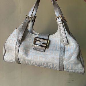 Fendi Metallic Tote Bag