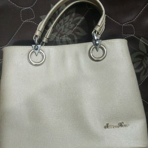 Beautiful Light Golden Handbag