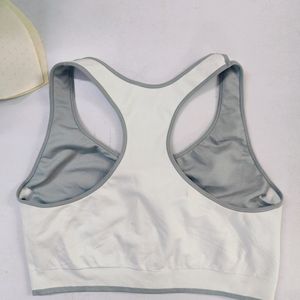 Avia Seamless Zip Front Padded Sports Bra 3XL