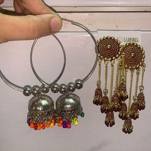 Combo Jhoomka And Earring