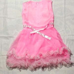 Baby Girl Dress 1-2 Years Age Pink Like A NEW