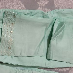 Light Sky Blue Kurta Set With Dupatta