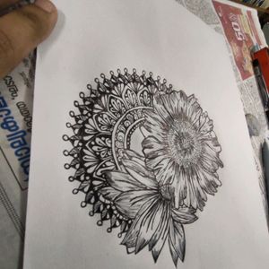 Mandala Flower Art