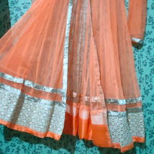 Orange Lehenga Set