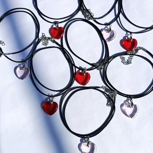 Glass Heart Necklace