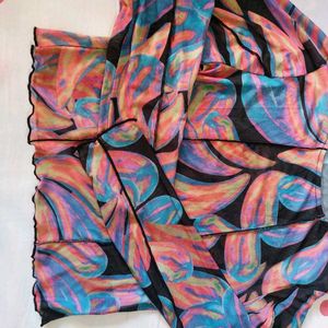 Abstract Printed Fitted Crop top