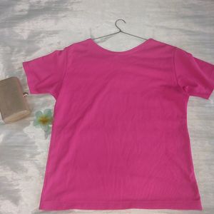 Basic Corduroy crew neck t-shirt