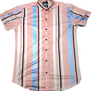 Men Regular Fit Printed Spread Collar Casual Shirt