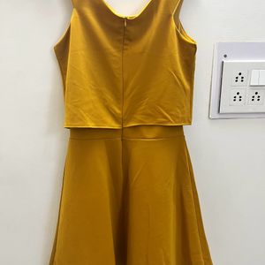 Beautiful Mustard Party Dress