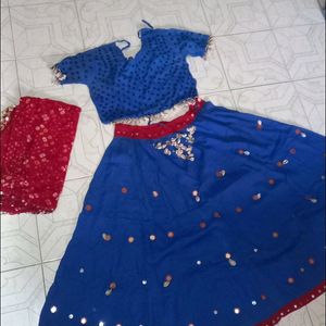 Blue 💙 nice chaniya choli