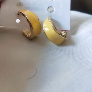 Yellow Earrings