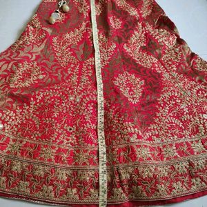 Red Bridal Lehenga