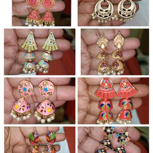 Meenakari Jhumka