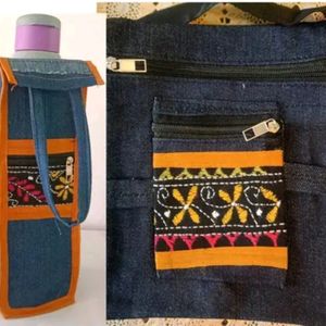 Water Bottle Cover (Jeans)