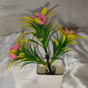 4pc Mini Artificial Plants for Home & Office Decor