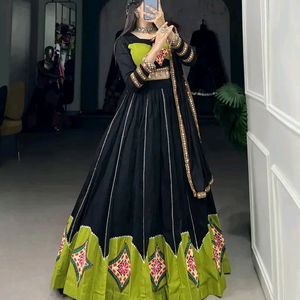 Impressive Pure Cotton Stitched Lehenga