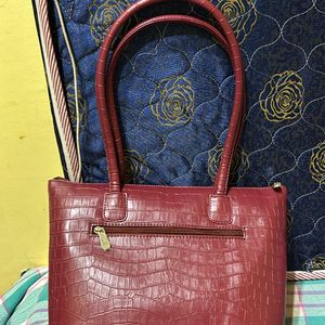 Caprese Maroon Handbag