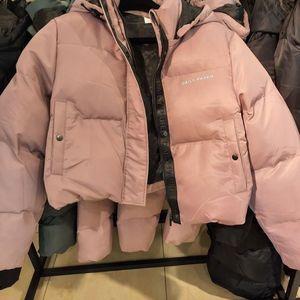 Winter Peach Color Jacket Overcoat