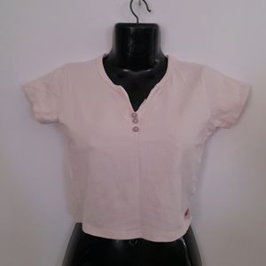 Zara Pastel Pink Top