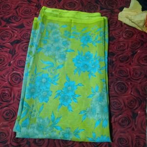 Silk Saree floral design