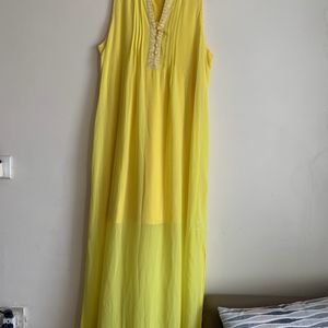 Anita Dongre Designer Sun Yellow Maxi Dress