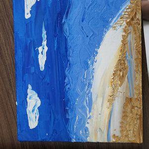 Handmade Texture Beach Art Piece