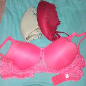 Women Bra Padded  3 Piece