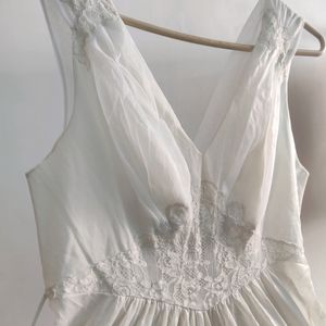 White Corset Design Frock