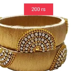 New Silk Thread Bangles Set