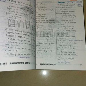 Civil Engineering Handwritten Notes