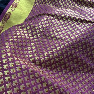 Silk Saree By Pothys With Blouse