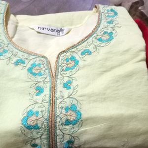 Branded  Lining Attached Kurti With Duppata