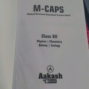 Aakash M Caps Class 12th