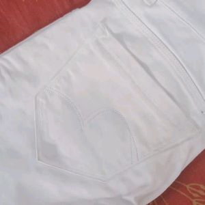 CIRCLE White Jeans Pant