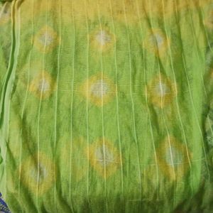 Yellow N Green Dupatta