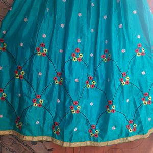 Navratri Sea Green Lehenga