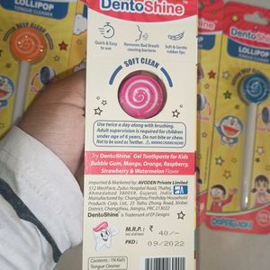 Combo Lollipop Tongue Cleaner For Babies