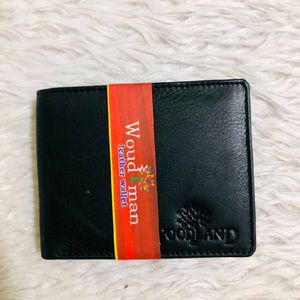 Woodland Black Leather Wallet