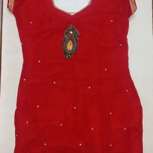 ♥️ RED KURTI FOR GIRLS UPTO 4 YEARS