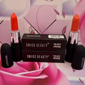 Swiss Beauty Pure Matte Lipstick Combo