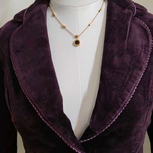 🆕 Vintage Wine/Purple Luxurious Velvet Blazer