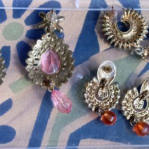 3 Pair Ear Rings