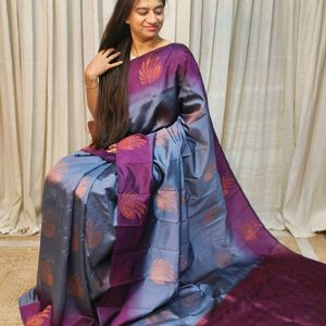 Fancy Soft Ikkat Border Saree