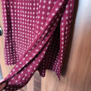 Purple Printed Kurta (Women)