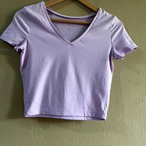 Price Drop 📢Wild Fable Lavender Crop Top 🎀