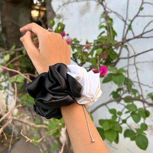 Satin Scrunchie Dual Shade