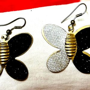 Butterfly Glittery Earrings