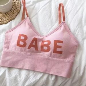 Pink Bralette Padded